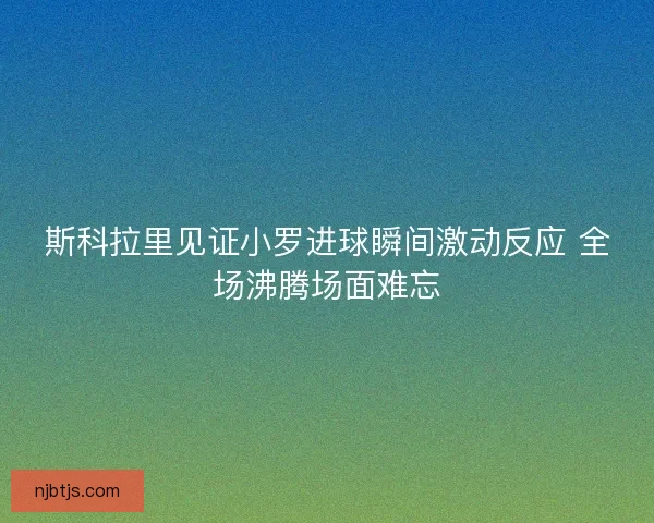 斯科拉里见证小罗进球瞬间激动反应 全场沸腾场面难忘